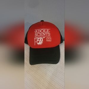 Adolescents punk rock band trucker hat